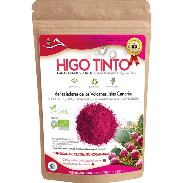 HIGO TINTO TUNO CANARIAS POLVO 200G - Centro Dietético Escaleritas