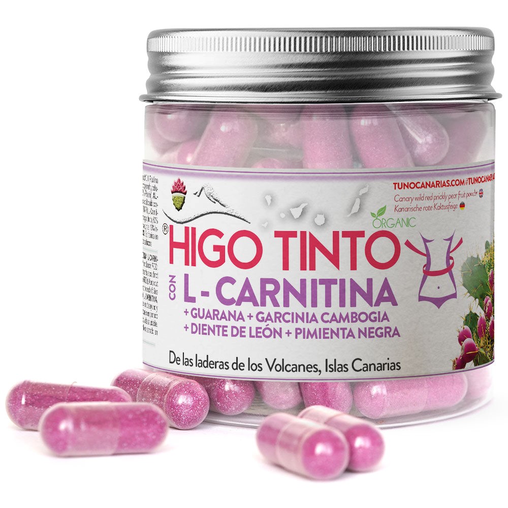 HIGO TINTO CON L-CARNITINA 90 CAPS TUNO CANARIAS - Centro Dietético Escaleritas