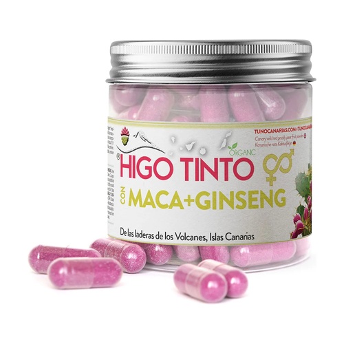 HIGO TINTO MACA GINSENG 90 CAPSULAS - Centro Dietético Escaleritas